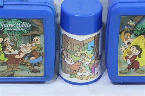 Snow White, Dwarfs Disney Lunchboxes & Thermoses (1968